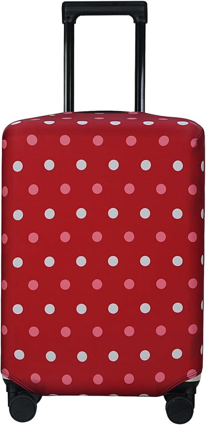 Explore Land Elastic Luggage Cover Suitcase Protector (Red Waltz, S)