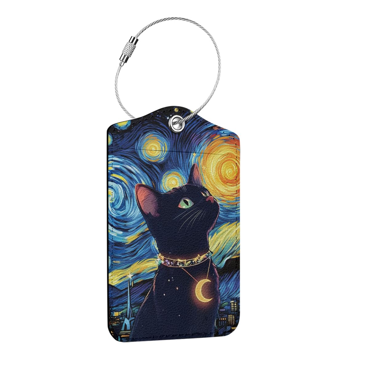 2 Pcs Funny Luggage Tag, Suitcase Tags with Privacy Flap and Metal Loop