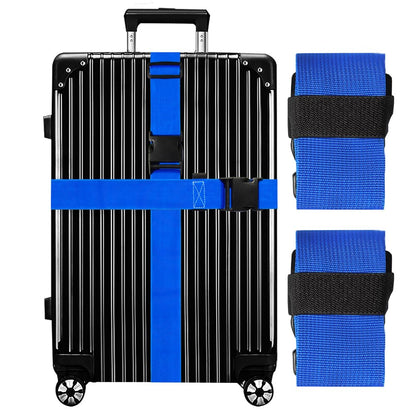 Luggage Straps for Suitcases TSA Approved-2 Pack Bright Personalized Luggage Belt Strap for Suitcase/Carry On Bag Luggage Accessories for Travel (Gradient)