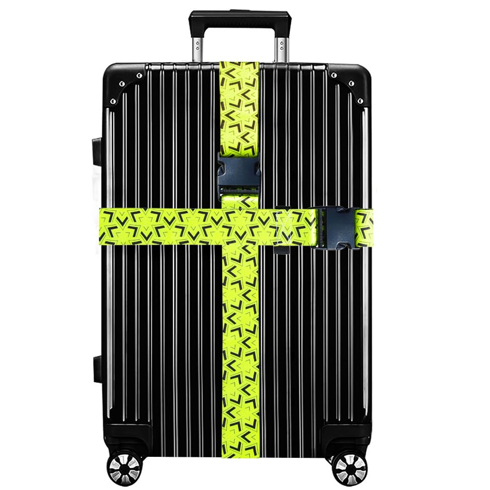 Luggage Straps for Suitcases TSA Approved Easy Pack Organized Suitcase Strap, Luggage Strap, Luggage Belt Strap, Bag Straps for Luggage. Buckle Straps Travel Accessories (Gradient Dot)