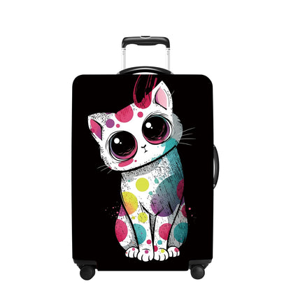 Pink Butterfly Luggage Cover Washable Suitcase Protector Anti-scratch Suitcase cover Fits 32-34 Inch Luggage XL