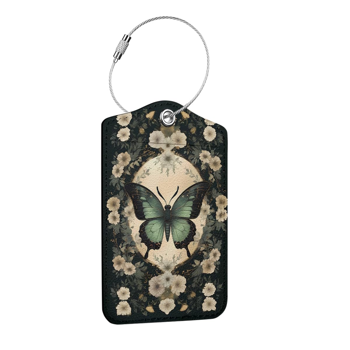2 Pcs Funny Luggage Tag, Suitcase Tags with Privacy Flap and Metal Loop