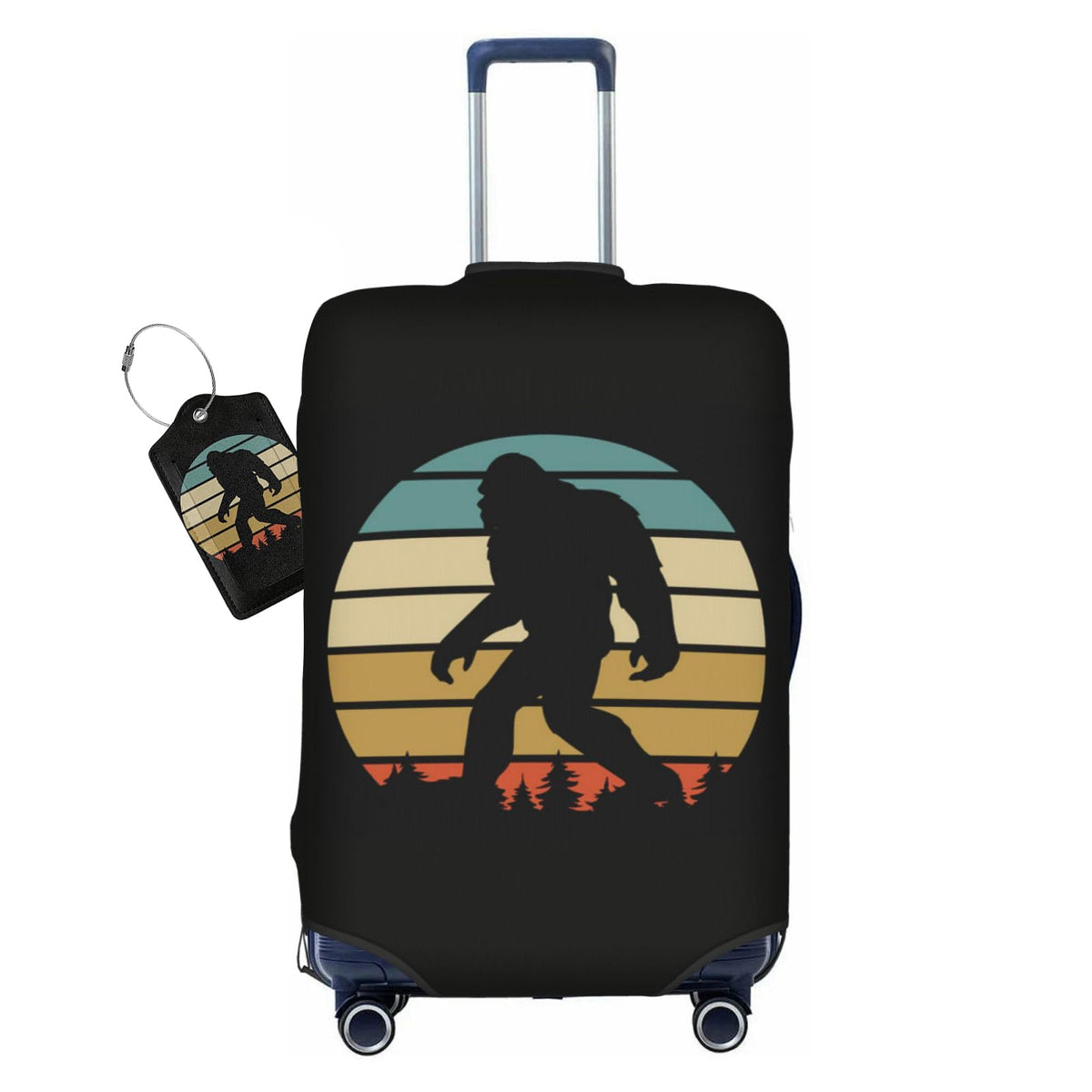 Ocean Sea Turtle Luggage Cover Washable Suitcase Protector, Turtle Theme Party Luggage Tag Travel Birthday Gifts For Men Women (XL 29-32 Inch Luggage)