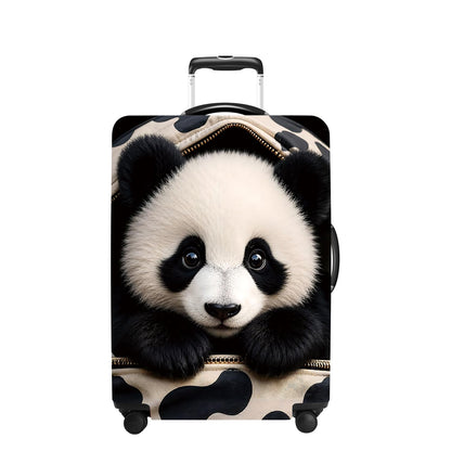 Tree Luggage Cover Washable Suitcase Cover Protector Fit 24-26 Inch Luggage Durable Travel Bag Cover with Zipper Closure M