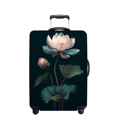 Tree Luggage Cover Washable Suitcase Cover Protector Fit 24-26 Inch Luggage Durable Travel Bag Cover with Zipper Closure M