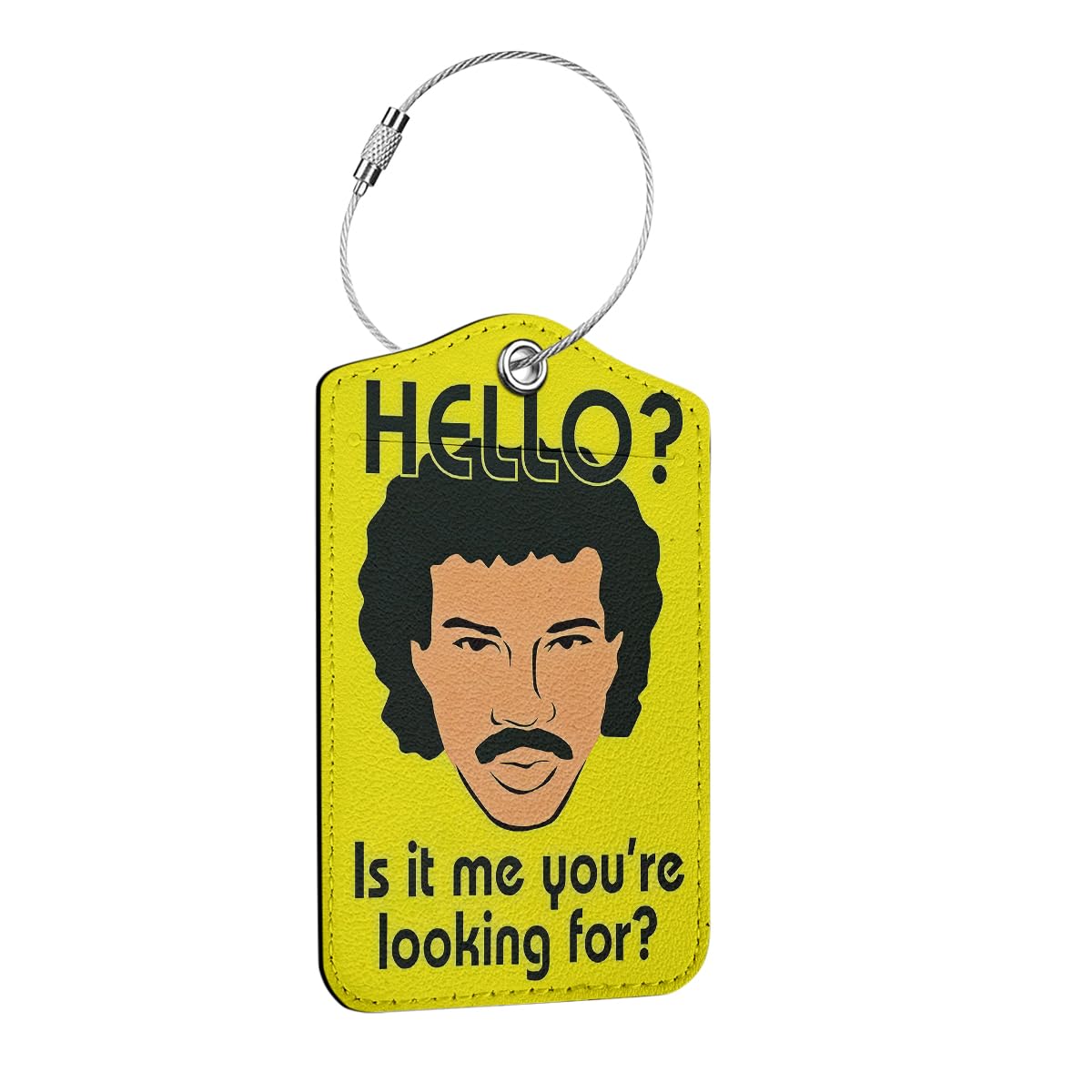 2 Pcs Funny Luggage Tag, Suitcase Tags with Privacy Flap and Metal Loop