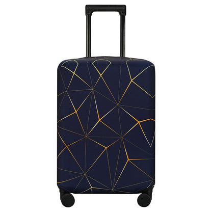 Explore Land Elastic Luggage Cover Suitcase Protector (Red Waltz, S)