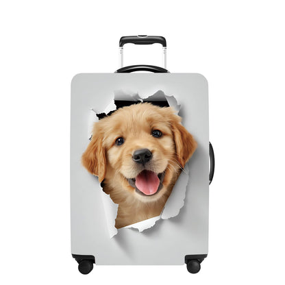 Tree Luggage Cover Washable Suitcase Cover Protector Fit 24-26 Inch Luggage Durable Travel Bag Cover with Zipper Closure M