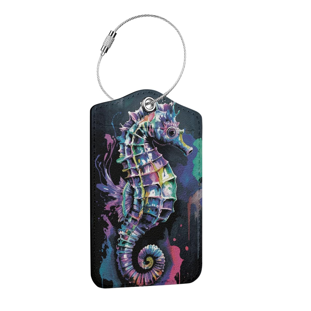 2 Pcs Funny Luggage Tag, Suitcase Tags with Privacy Flap and Metal Loop