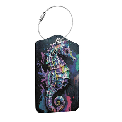 2 Pcs Funny Luggage Tag, Suitcase Tags with Privacy Flap and Metal Loop