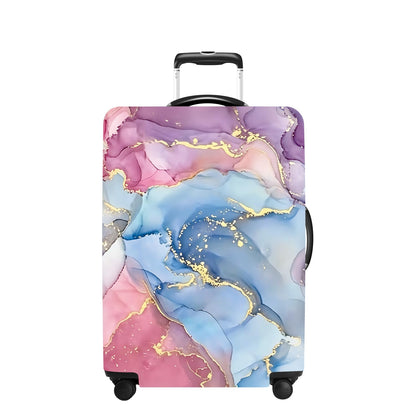 Pink Butterfly Luggage Cover Washable Suitcase Protector Anti-scratch Suitcase cover Fits 32-34 Inch Luggage XL