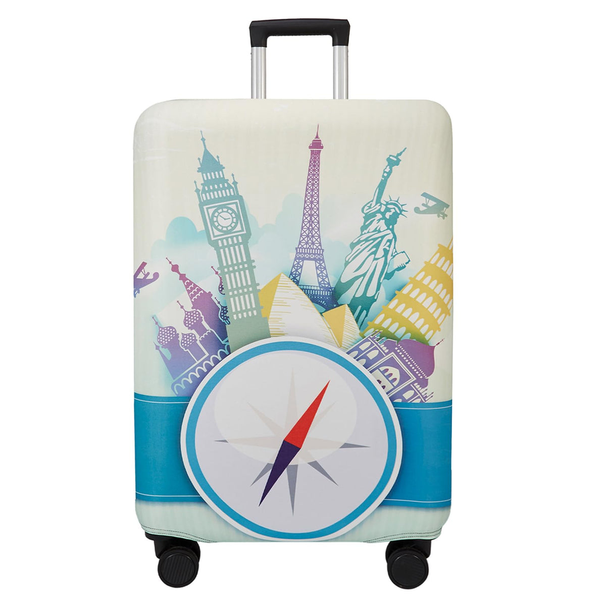 WUJIAONIAO Travel Luggage Cover Suitcase Cover Protector Skins 18-32 Inch