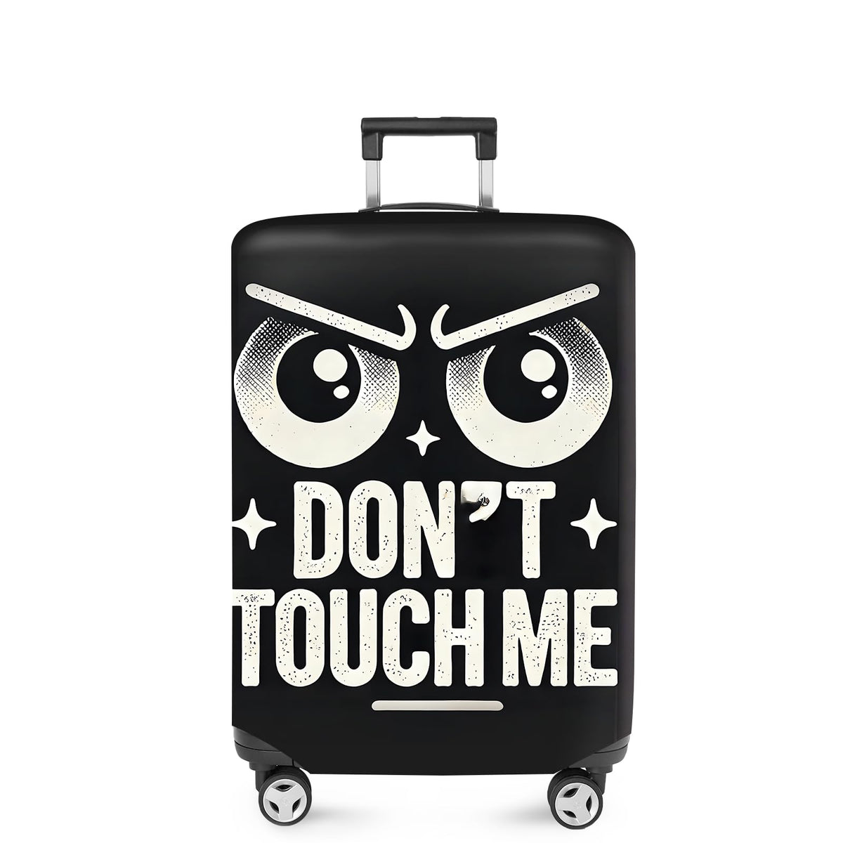 ANNA QUEEN Panda Family Luggage Cover, Cute Panda Design Suitcase Protector, Stretchable Washable Travel Sleeve for 28-30 Inch Luggage