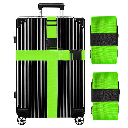 Luggage Straps for Suitcases TSA Approved-2 Pack Bright Personalized Luggage Belt Strap for Suitcase/Carry On Bag Luggage Accessories for Travel (Gradient)