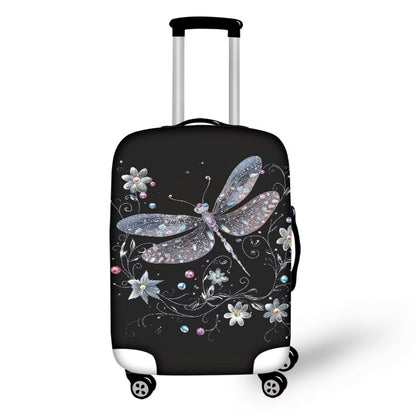 Bigcardesigns Luggage Covers Travel Suitcase Apply to 30/32 Inch Butterfly