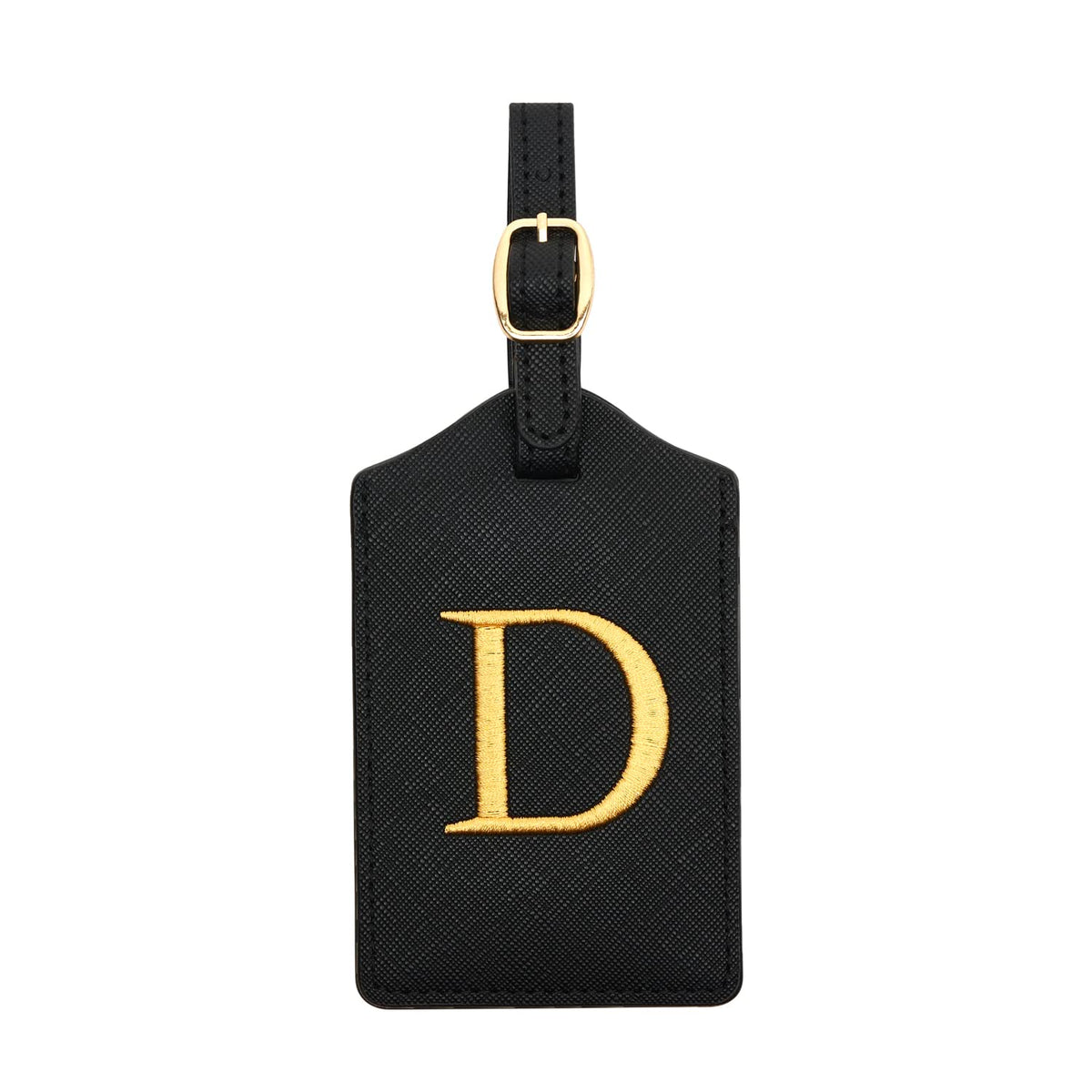 Luggage Tag PU Leather for Suitcase Baggage Handbag Travel Bag Label Suitcase Tag Label Tag w. Name Card & Privacy Cover (B)