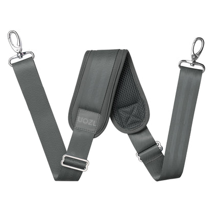 59 Inch Shoulder Straps, Soft with Ultra-Thick Fixed Shoulder Pad, Two Way Independently Adjustable Buckle Replacement Straps for Laptop Bag Messenger Bag Tool Bag Luggage,Black