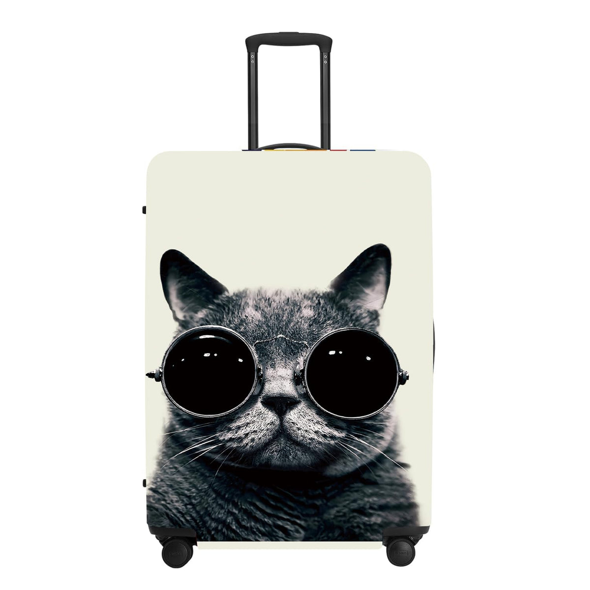 Cute Penguin "Mine" Luggage Cover Set, Cartoon Animal Print Waterproof Suitcase Protector, Travel Accessories