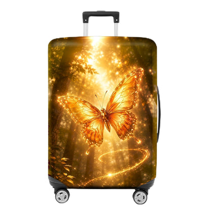 Colorful Geometric Luggage Cover, Abstract Suitcase Protector