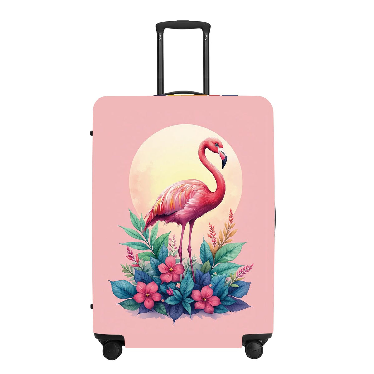Cute Penguin "Mine" Luggage Cover Set, Cartoon Animal Print Waterproof Suitcase Protector, Travel Accessories