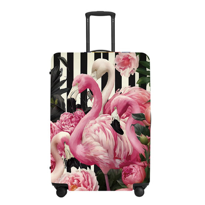 Cute Penguin "Mine" Luggage Cover Set, Cartoon Animal Print Waterproof Suitcase Protector, Travel Accessories