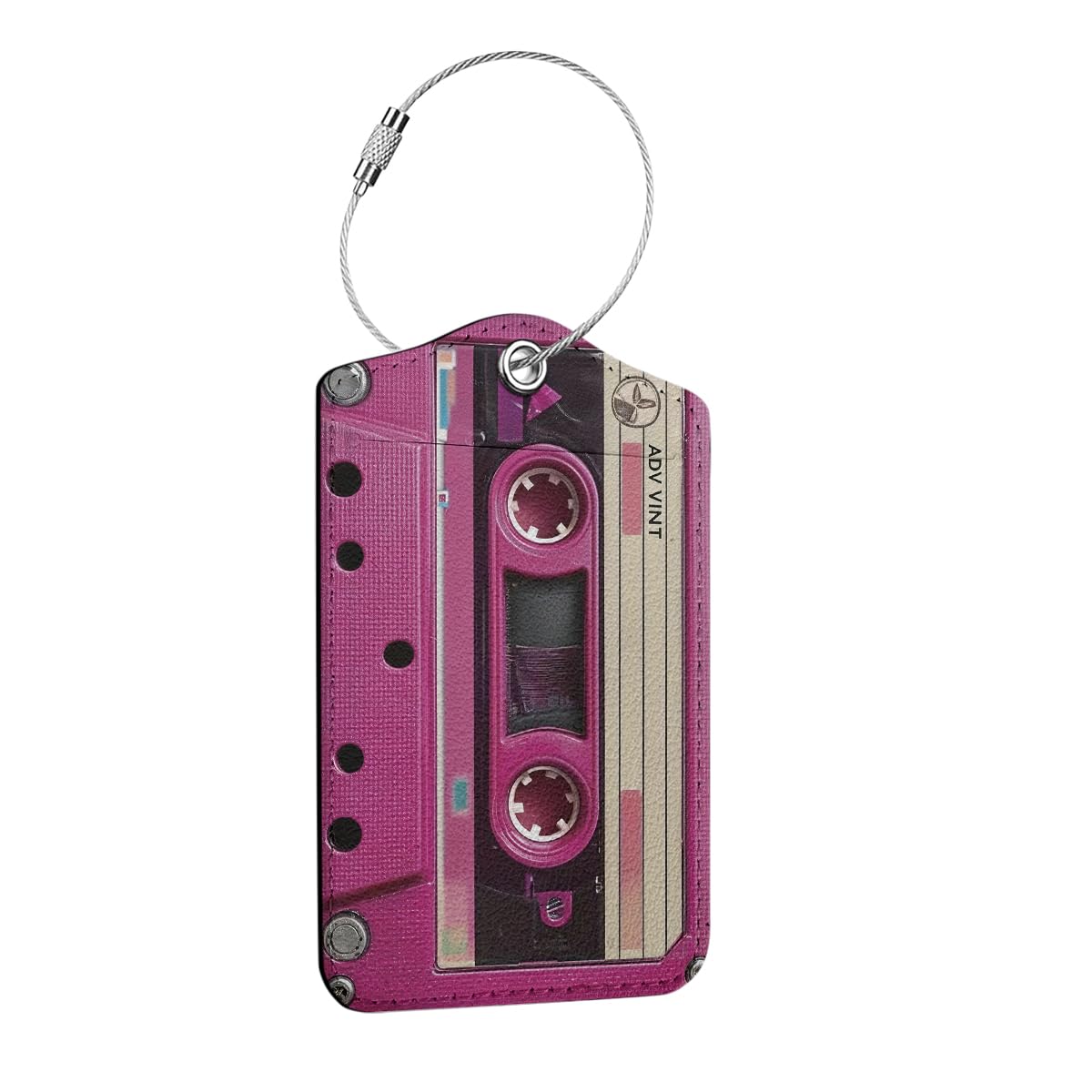 2 Pcs Funny Luggage Tag, Suitcase Tags with Privacy Flap and Metal Loop