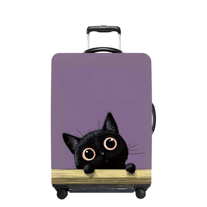 Tree Luggage Cover Washable Suitcase Cover Protector Fit 24-26 Inch Luggage Durable Travel Bag Cover with Zipper Closure M