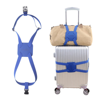 Luggage Bungee Strap for Suitcases - Add a Bag, Travel Bag Bungee Belt - Pink Luggage Strap (1PCS)