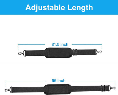 MOSISO 56 inch Shoulder Strap, Adjustable Soft Universal Non-Slip Strap