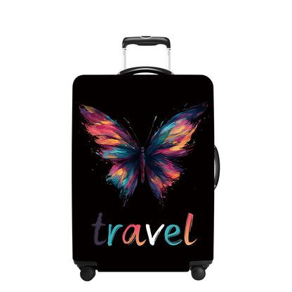 Tree Luggage Cover Washable Suitcase Cover Protector Fit 24-26 Inch Luggage Durable Travel Bag Cover with Zipper Closure M