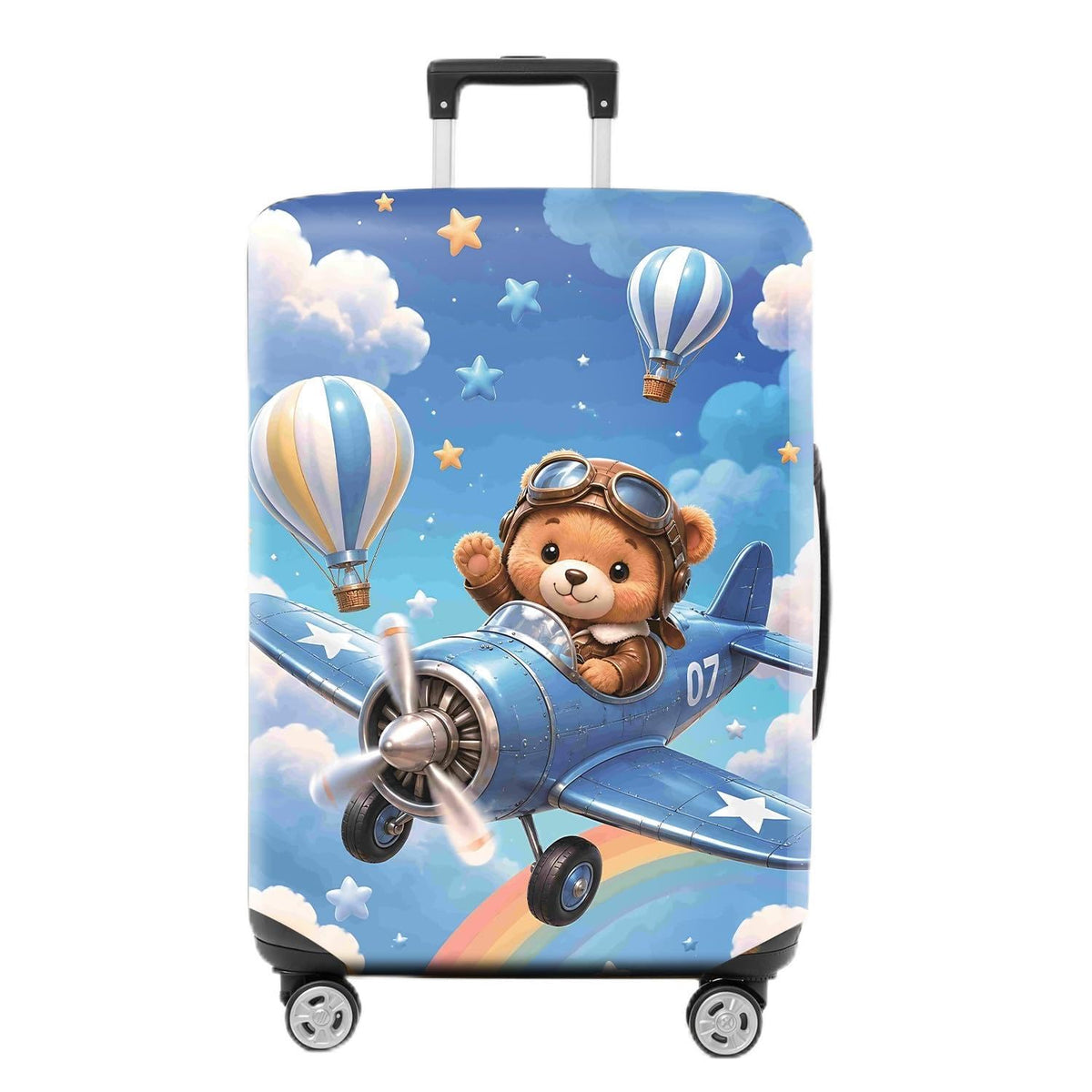 Colorful Geometric Luggage Cover, Abstract Suitcase Protector