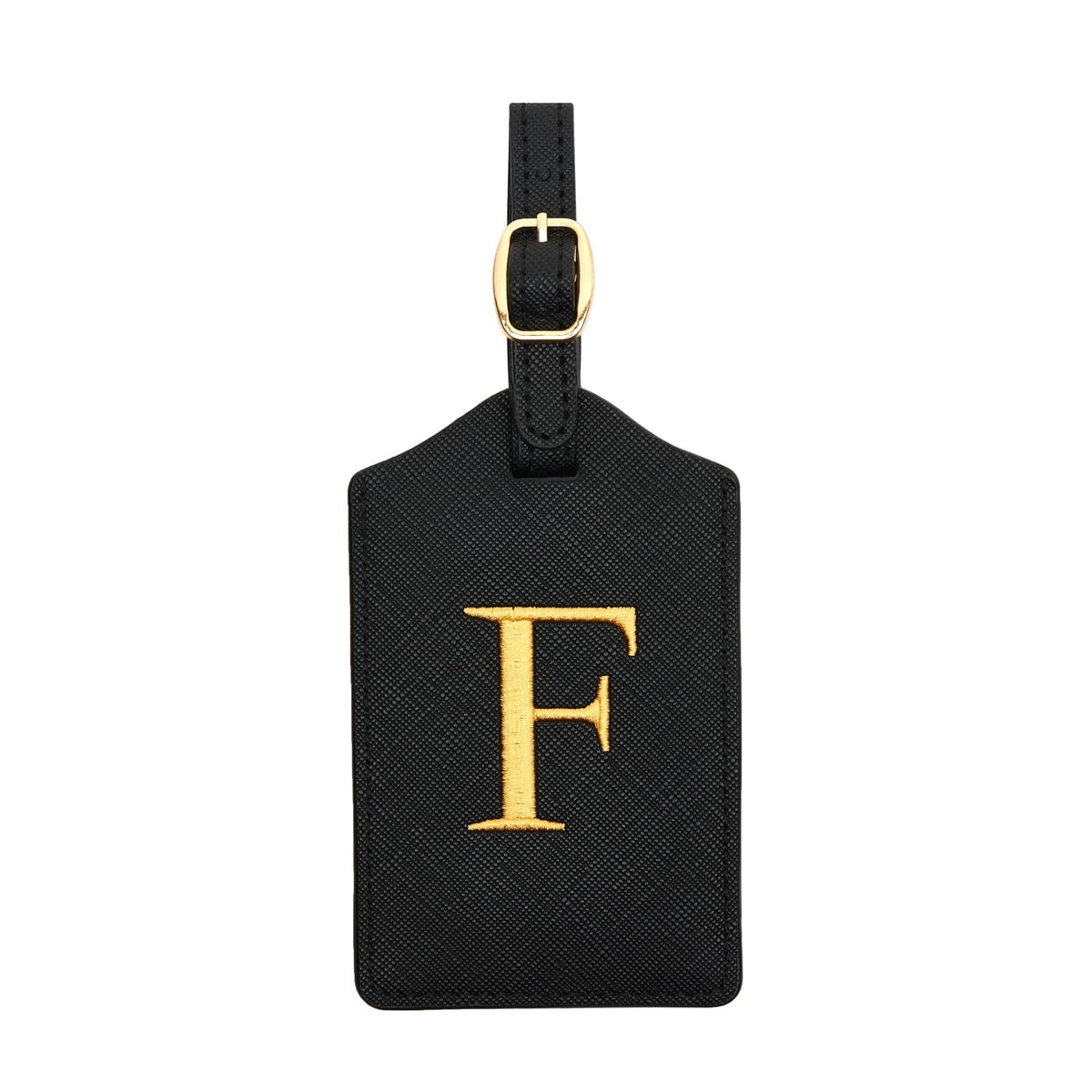 Luggage Tag PU Leather for Suitcase Baggage Handbag Travel Bag Label Suitcase Tag Label Tag w. Name Card & Privacy Cover (B)