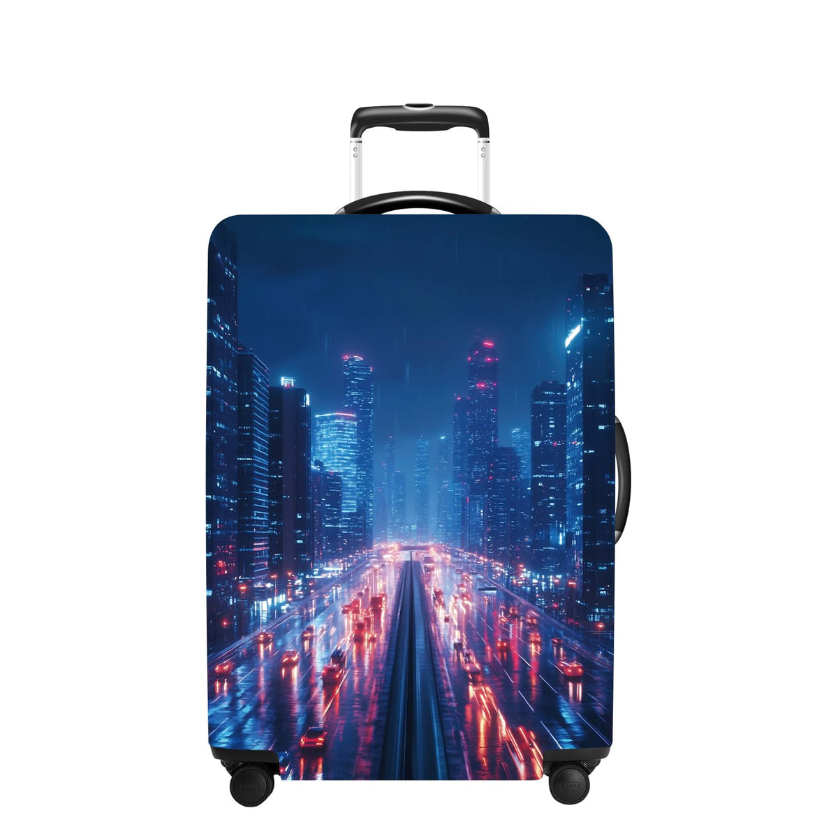 Pink Butterfly Luggage Cover Washable Suitcase Protector Anti-scratch Suitcase cover Fits 32-34 Inch Luggage XL