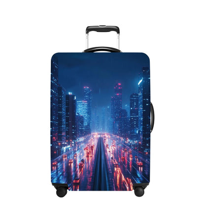 Pink Butterfly Luggage Cover Washable Suitcase Protector Anti-scratch Suitcase cover Fits 32-34 Inch Luggage XL