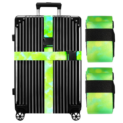 Luggage Straps for Suitcases TSA Approved-2 Pack Bright Personalized Luggage Belt Strap for Suitcase/Carry On Bag Luggage Accessories for Travel (Gradient)