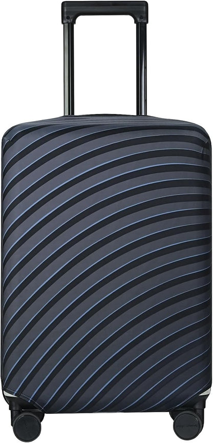 Explore Land Elastic Luggage Cover Suitcase Protector (Gray Wave, XL)
