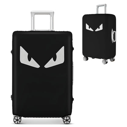 28 Inch Waterproof Clear Suitcase Cover (Black Trim)