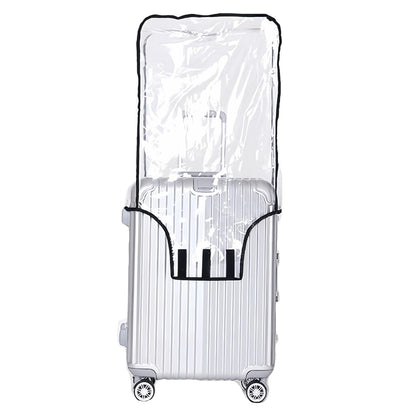 JenKin Luggage Protector Suitcase Cover PVC Waterproof Travel Suitcase Fits Most 20" to 30" (20" (13.8" L x 9.1" W x 20.9" H))
