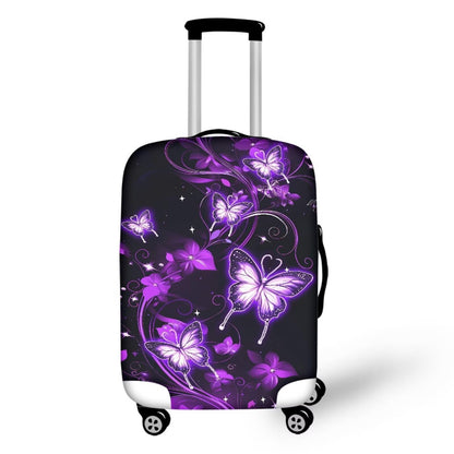 Bigcardesigns Luggage Covers Travel Suitcase Apply to 30/32 Inch Butterfly