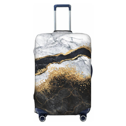 Tropical Beach Palm Tree Luggage Cover, Washable Elastic Baggage Protector, Anti-scratch Double-sided Zipper Closure for 25-28 Inch Wheeled Suitcase