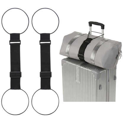 6 Pack Adjustable Multi Use Luggage Connector Straps for Suitcases