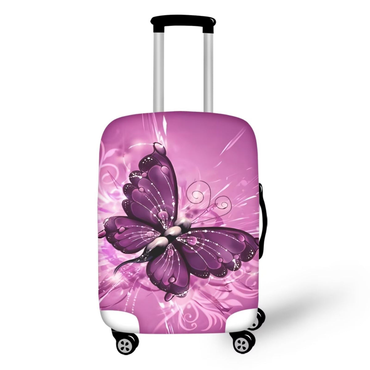 Bigcardesigns Luggage Covers Travel Suitcase Apply to 30/32 Inch Butterfly