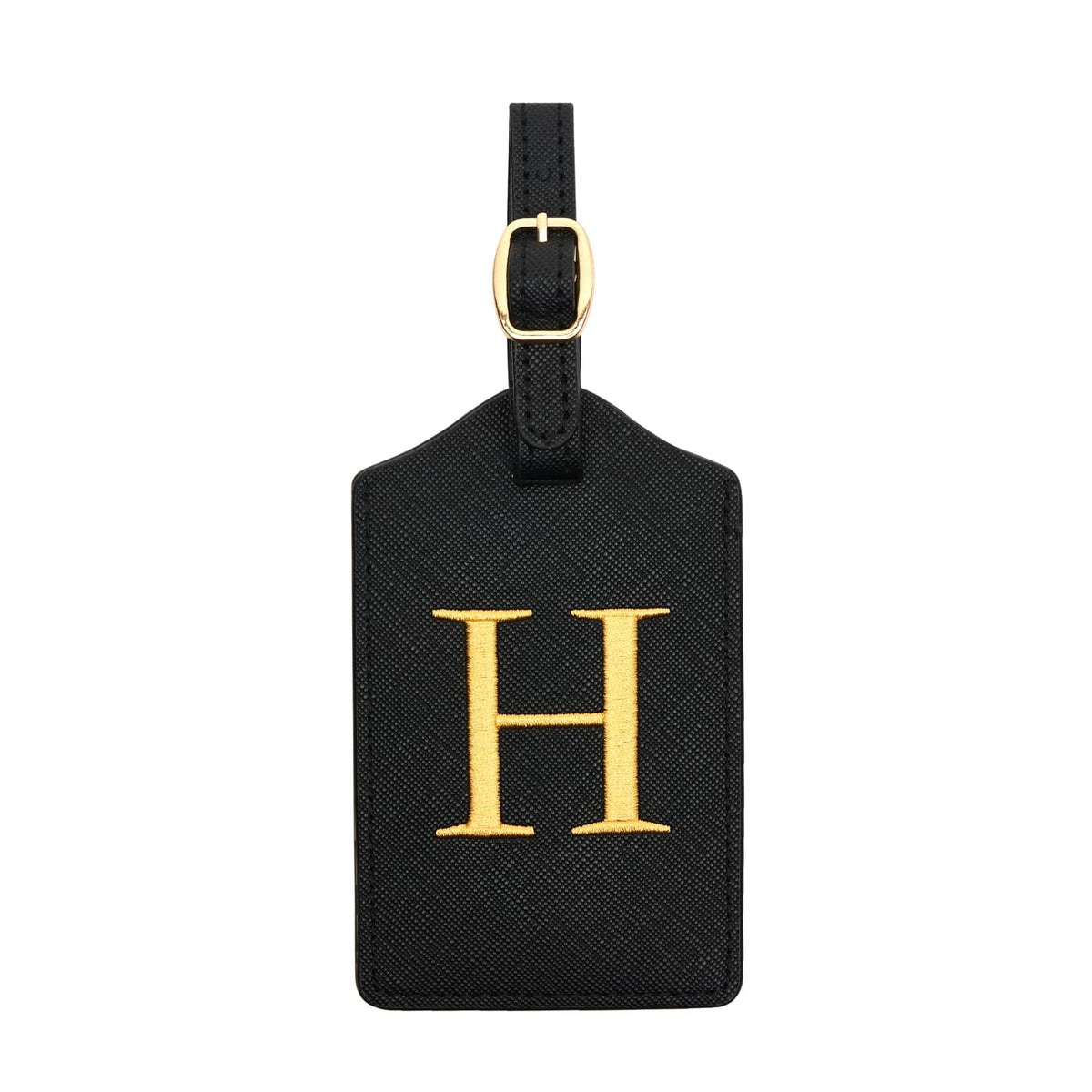 Luggage Tag PU Leather for Suitcase Baggage Handbag Travel Bag Label Suitcase Tag Label Tag w. Name Card & Privacy Cover (B)