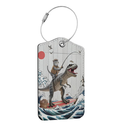 2 Pcs Funny Luggage Tag, Suitcase Tags with Privacy Flap and Metal Loop