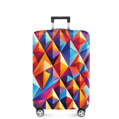 ANNA QUEEN Panda Family Luggage Cover, Cute Panda Design Suitcase Protector, Stretchable Washable Travel Sleeve for 28-30 Inch Luggage