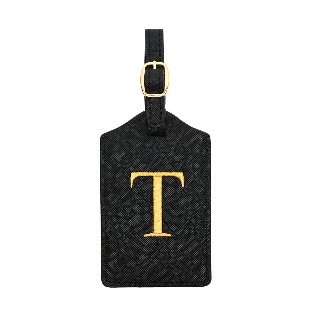 Luggage Tag PU Leather for Suitcase Baggage Handbag Travel Bag Label Suitcase Tag Label Tag w. Name Card & Privacy Cover (B)