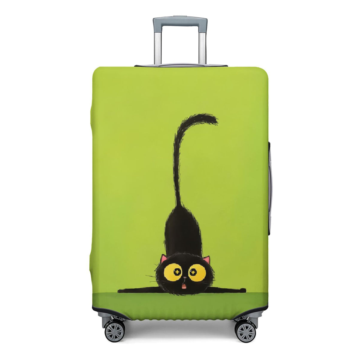 Fashion Accessory Travel Luggage Cover Fashion Girl Perfume and Lipstick and Heels Travel Suitcase Cover Anti-scratch Suitcase cover Fits 18-20 Inch