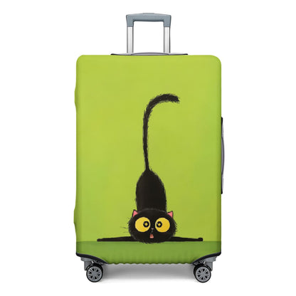 Fashion Accessory Travel Luggage Cover Fashion Girl Perfume and Lipstick and Heels Travel Suitcase Cover Anti-scratch Suitcase cover Fits 18-20 Inch