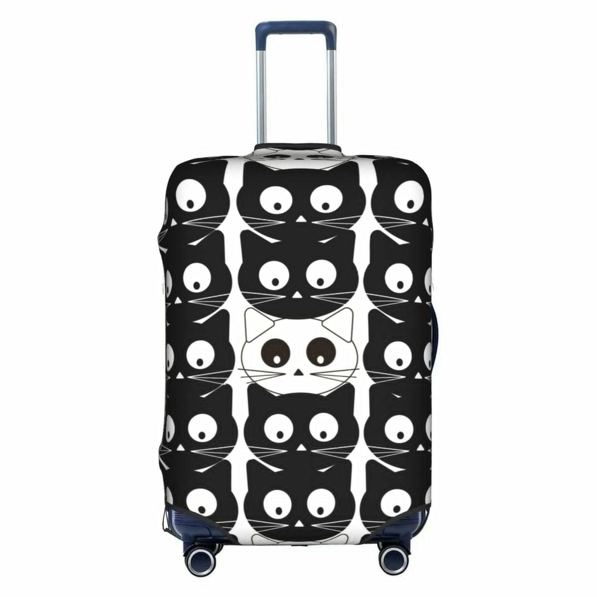 Tropical Beach Palm Tree Luggage Cover, Washable Elastic Baggage Protector, Anti-scratch Double-sided Zipper Closure for 25-28 Inch Wheeled Suitcase