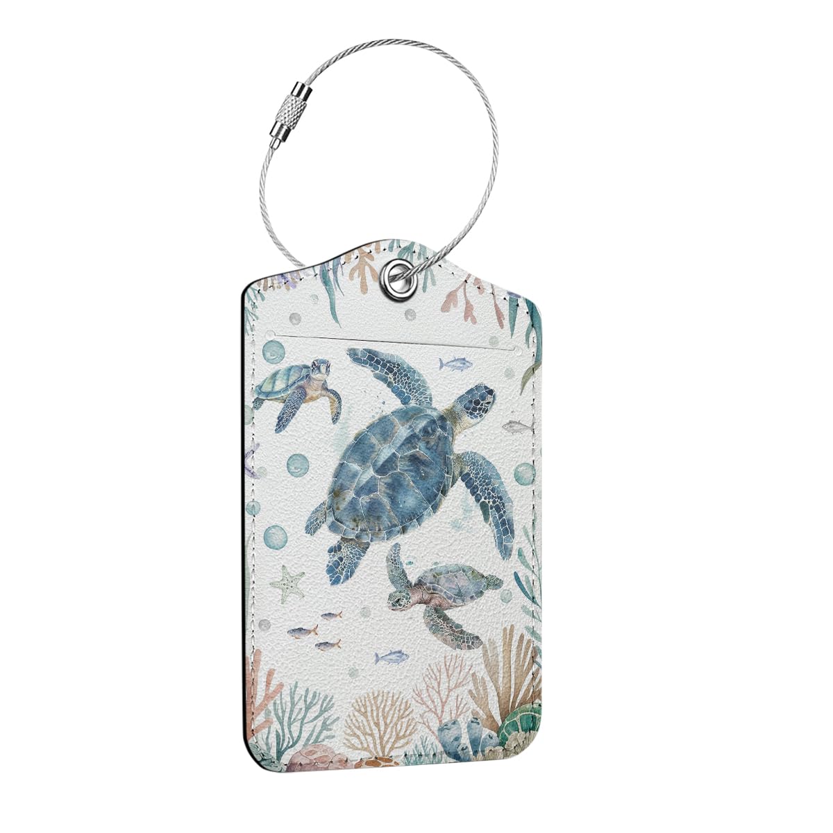 2 Pcs Funny Luggage Tag, Suitcase Tags with Privacy Flap and Metal Loop
